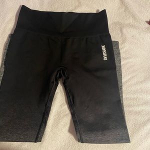 Black ombré vital seamless leggings